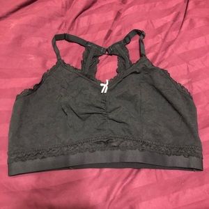 Cacique Black Racerback Bralette